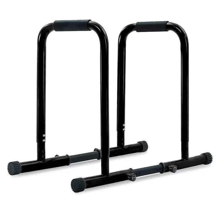 

Black Adjustable Door Gym Horizontal Indoor Fitness Equipment Dip Bar Parallel Bar