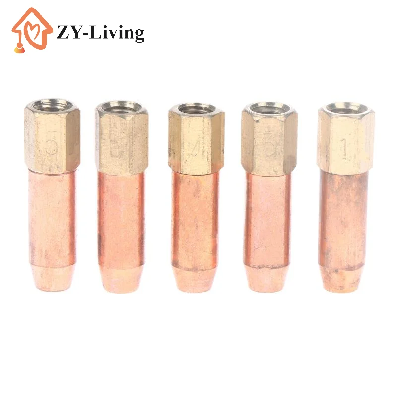1Pc YH01-2 Gas Brazing Torch Nozzle Welding Accessory Pure Copper Torch Tip 1# 2# 3# 4# 5# Propane Acetylene Oxygen Welding