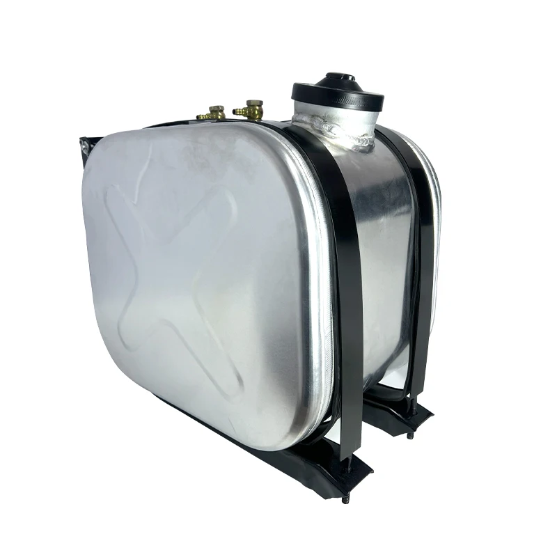 

Aluminum alloy thickened sub-fuel tank 60 liters parking heater air heating is suitable for Howo Shandeka Jiefang Dongfeng
