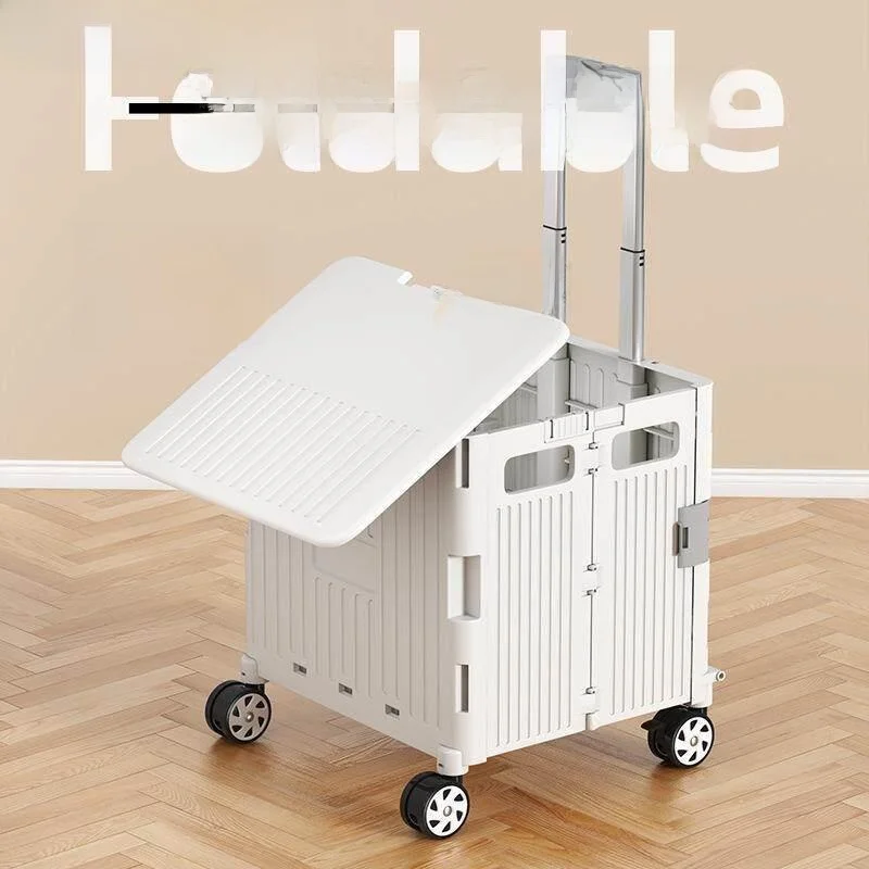 portable-folding-shopping-cart-vegetable-buying-car-camping-miniature-pulling-cart-stacking-trailer-stainless-steel-handle