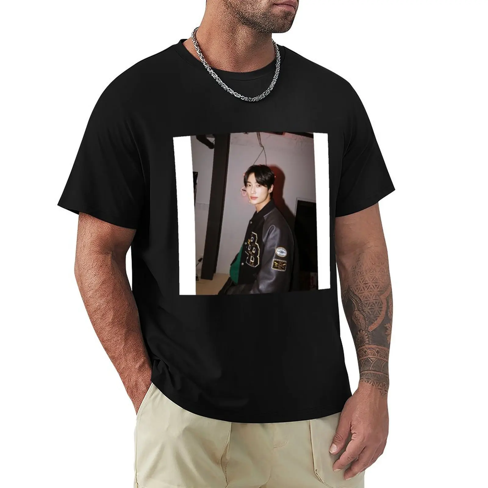 

Byeon Woo-seok T-Shirt plus size clothes affliction shirts big and tall t shirts for men