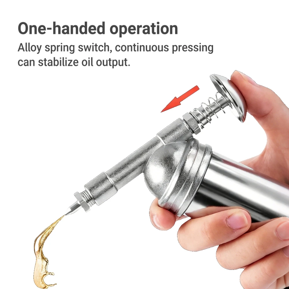 

Manual High Pressure Oiler Mini Grease Gun Fits Airbrush Gun 80cc For Road Bike Car Repair Solves Lubrication Waste