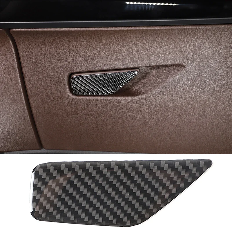 

For BMW X1 U11 2023-2024 soft carbon fiber car passenger compartment switch sticker Car interior accessories