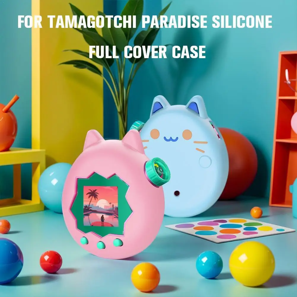 

Silicone Full Cover Case For Tamagotchi Paradise Cute Cartoon Protective Cover For Kids Soft Shockproof Shell Anti-Drop Holder