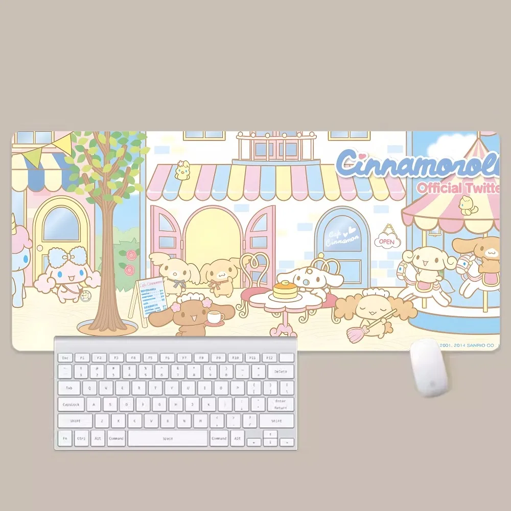 S-Sario C-Cinnamoroll Mousepad Mousepad New Arrivals Large Gaming Mousepad L XL XXL Gamer Mouse Pad Size For Keyboards Mat