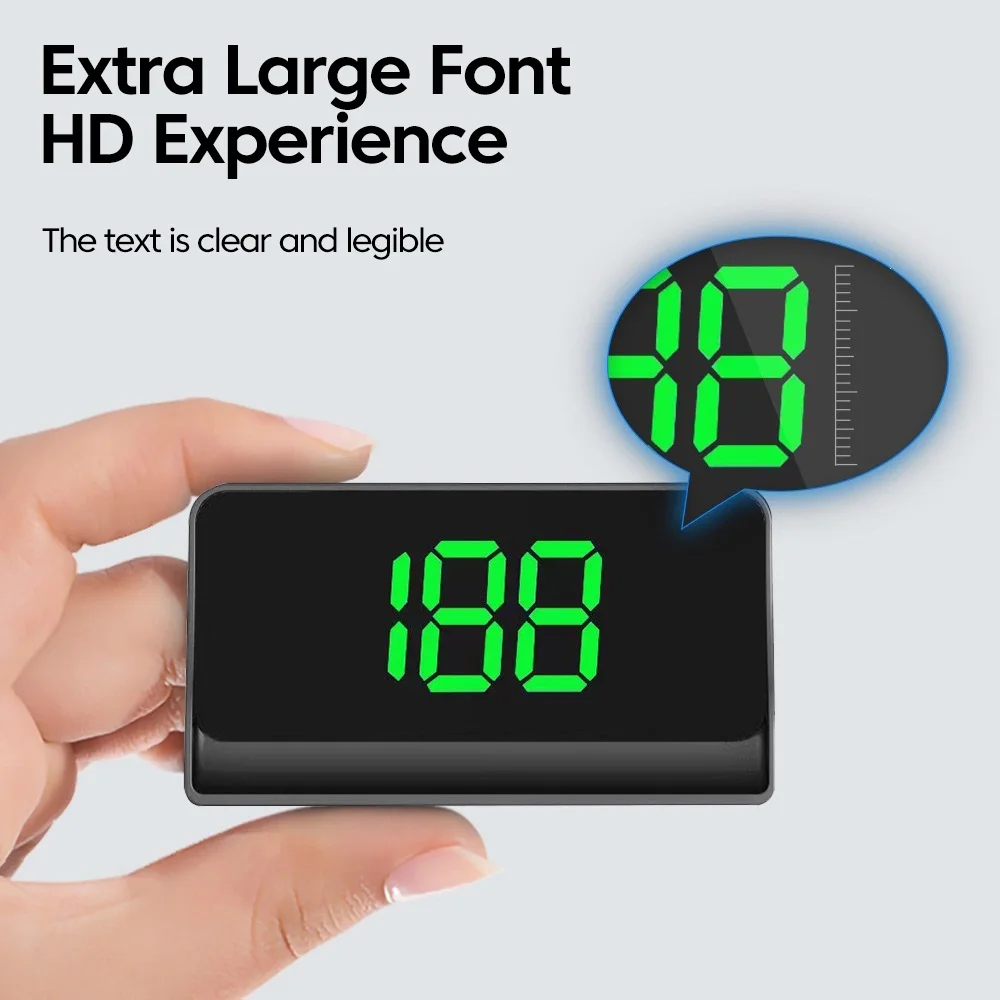 Car Head-up Display HUD Windshield Universal KMH Digital Electronic Speedometer GPS System Projector Interior Trim Accesorios