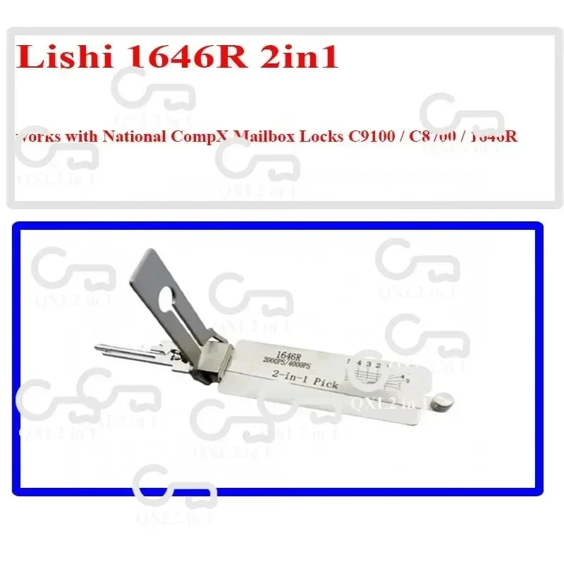 أدوات إصلاح Lishi 2in1 فك واختيار YH65/KW14-15/HON58R/CISA-5/NE66/NEW-SW5.7(2)/EW-SM3-SM5/HAVAL-2023 طقم السيارة باب مفتوح #4