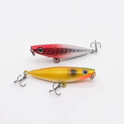 Mini Floating Pencil Fishing Lure 50mm/5g Long Casting Topwater Artificial Hard Bait wobblers for Freshwater Fishing Bass Trout