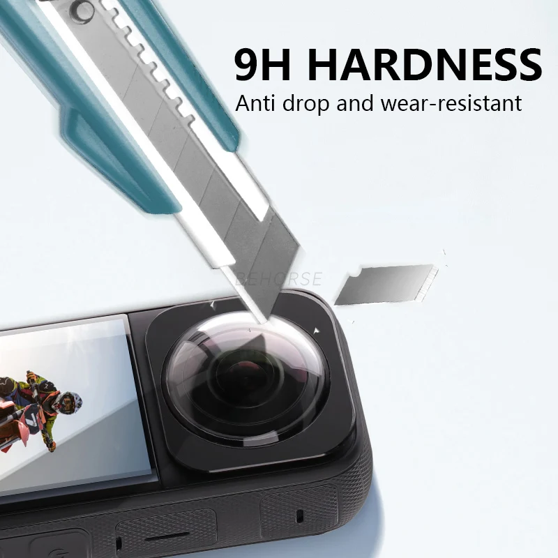 Schutz linse für insta360 x3 optisch gehärtetes Glas Linsen schutz Doppel linse für insta360 x3 Linsen kappens chutz zubehör