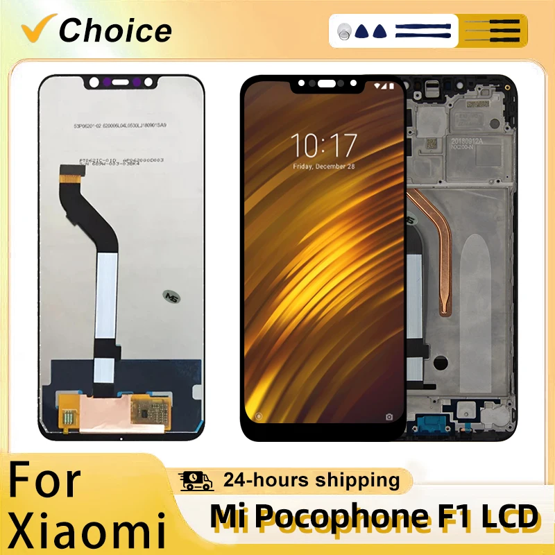 Высококачественный IPS-дисплей для XIAOMI MI POCO F1, емкостный сенсорный экран, дигитайзер, запасная часть