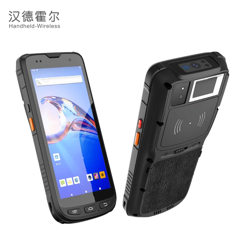 Lector inalámbrico de mano Android Rfid Uhf 860-960 Mhz lector de tarjetas de Control de acceso escáner de inventario de 5,5 pulgadas para almacén