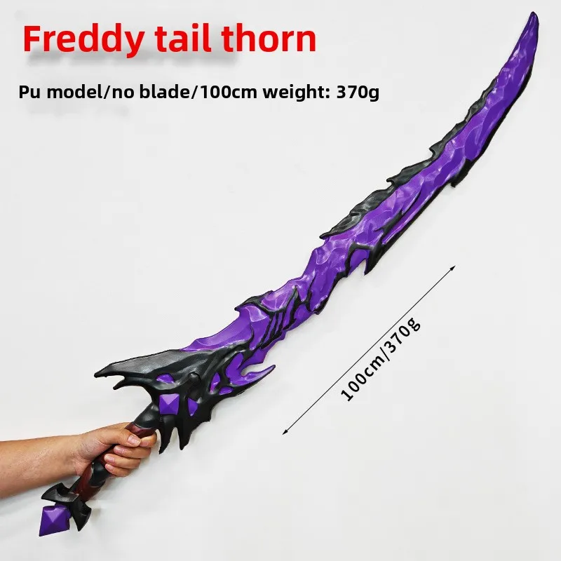 100cm/33.37in PU Game For Peace Sword Subway Escape Cosplay Model Props Game Peripherals Samurai Boy Gifts Ornaments Outdoor Toy
