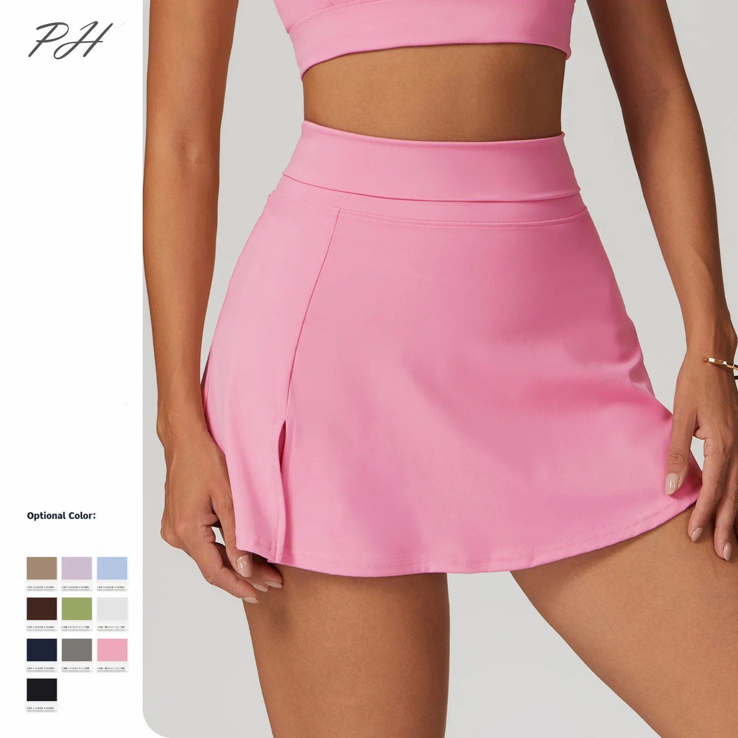 Women's Yoga Short Skirt Golf Tennis Sport Skirt Badminton Fitness Dancing Skirt Quick Dry Comfort Running Leisure Sport Dress