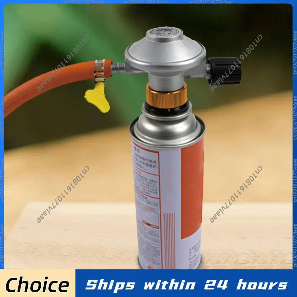 

Регулятор низкого давления газа с штуцером 7/16 дюйма, клапан для газового баллона, для походной плиты, гриля, обогревателя