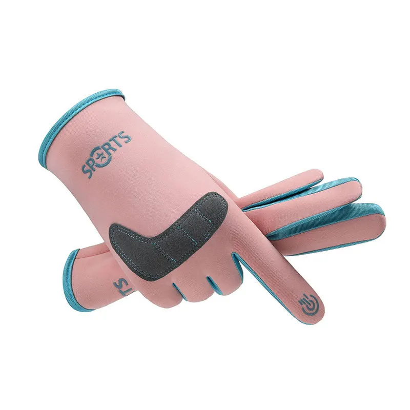 Thermal Fleece Cycling Gloves Autumn Winter Sport Full Finger Mittens MTB Road Bike Touch Screen мотоперчатки Running Men Women