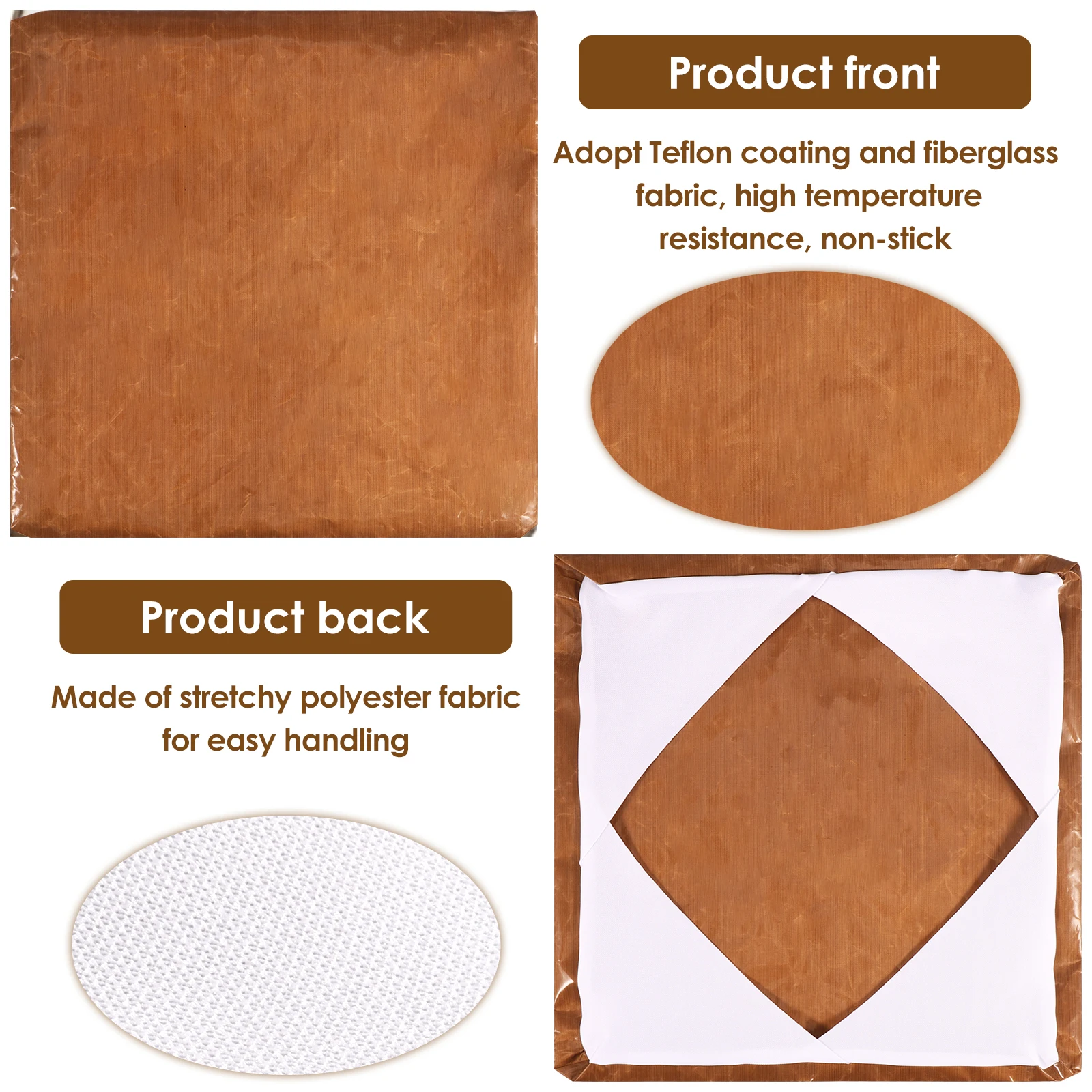 2 шт. оберточная крышка для термопресса, антипригарная, устойчивая к высоким температурам тефлоновая защита для удаления остатков чернил и клея