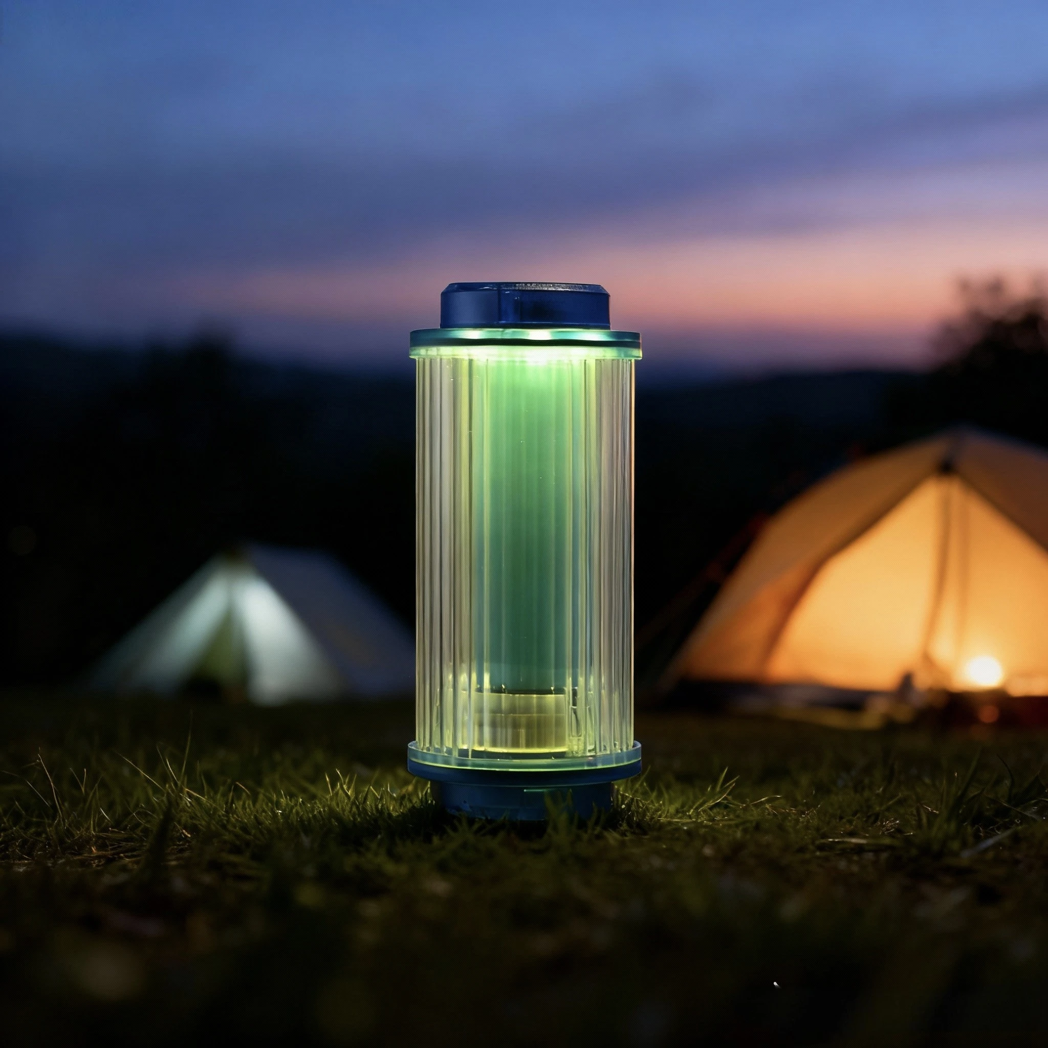 SOLOMAN SMA-L38 New Design 38 Portable Lightweight Camping Light Can Follow Music Color Change 3200mAh Battery Cylinder Shape