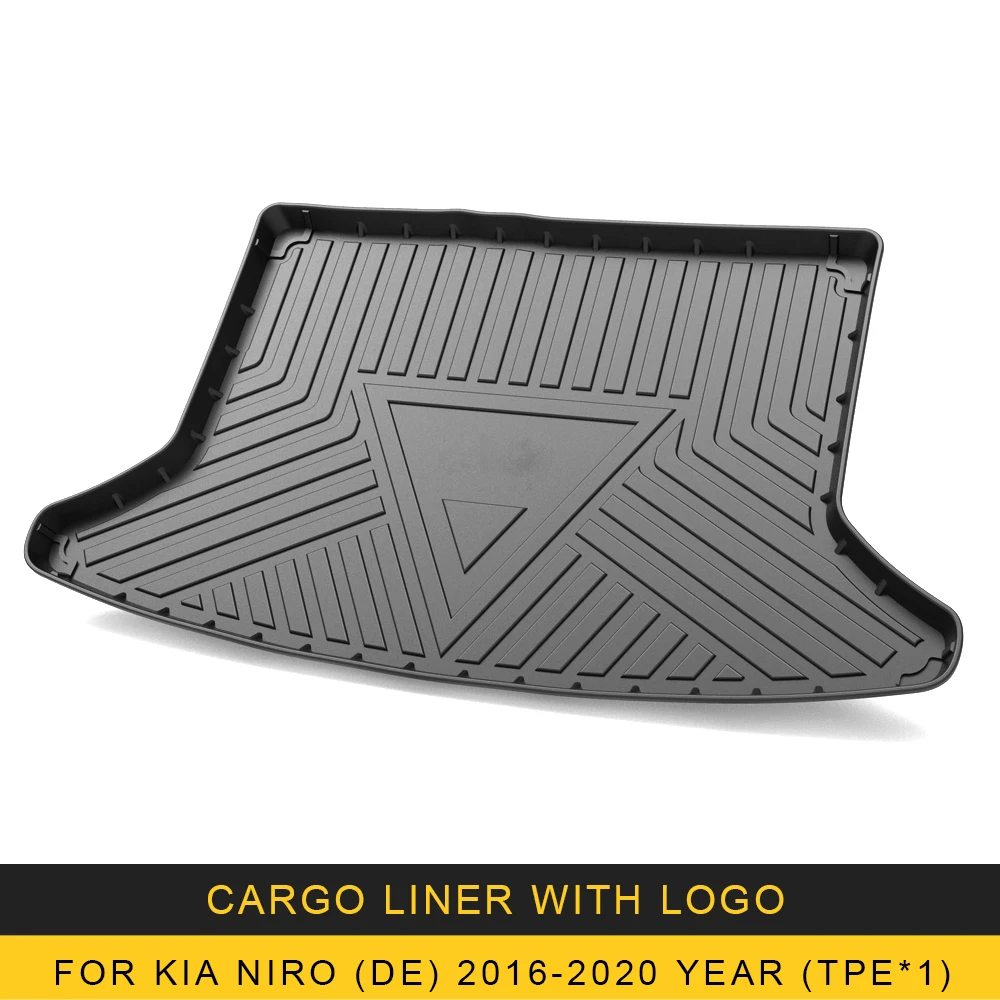 

For Kia Niro DE 2016-2020 Car Cargo Liner box Mat TPE Anti-slip Trunk Mat Trunk Tray Carpet Interior Accessories