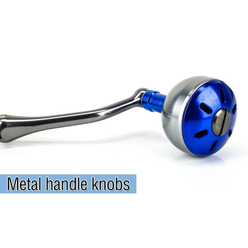 

1000-7000 Fishing Reel Handle Light Weight Sturdy Rocker Fishing Knob Grip Metal Reusable Spinning Reel Replacement