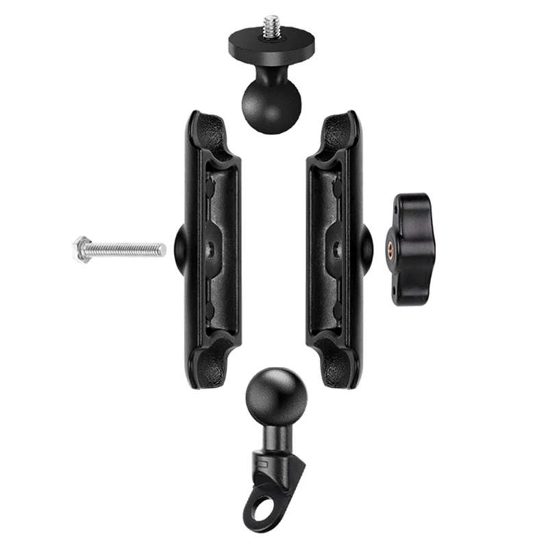 360 °   Supporto per manubrio moto Supporto in alluminio Staffa per bici per GoPro Hero 12 11 10 9 8 Insta360 Osmo Action Camera Accessori