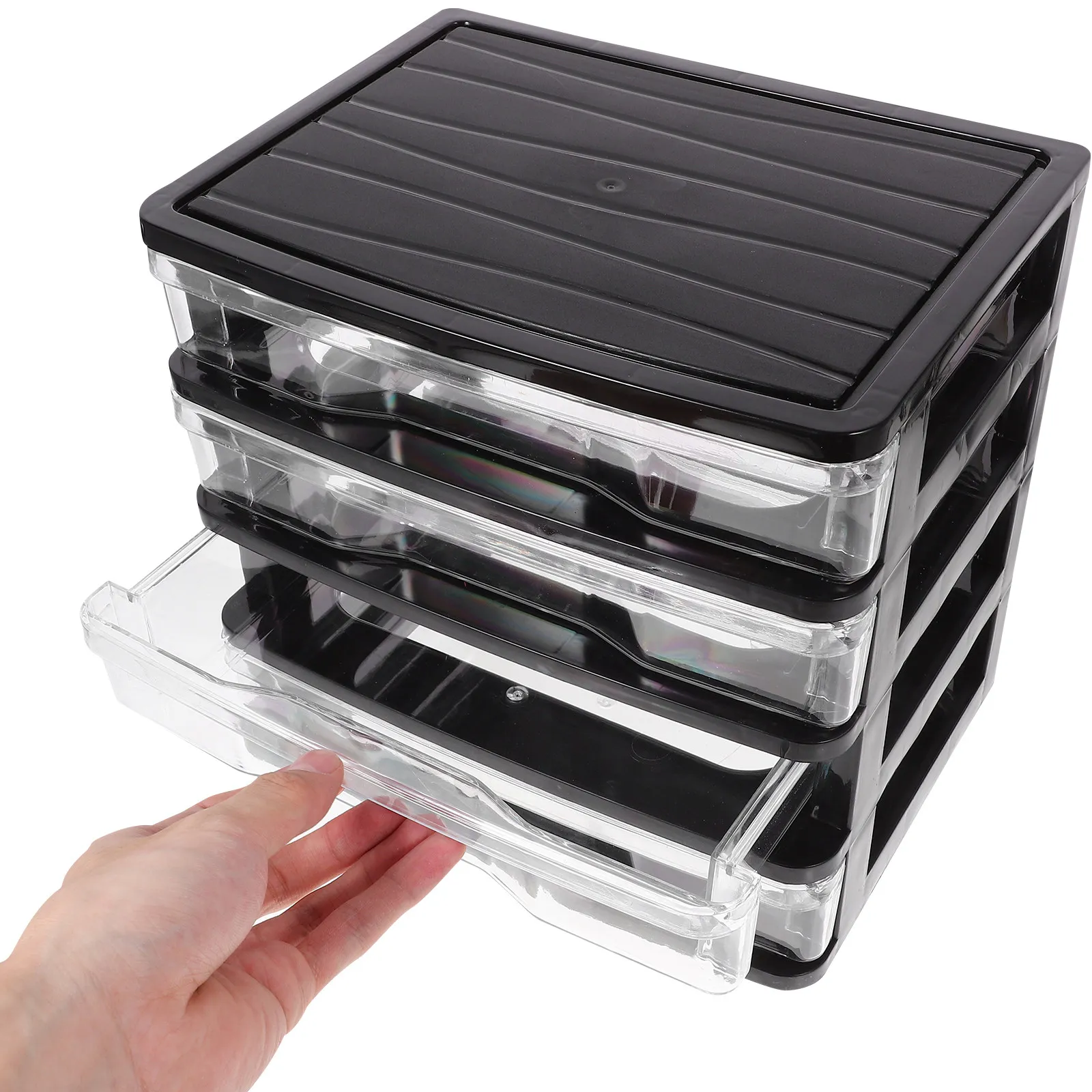 PP Material Multi Layer Storage Drawers Desktop Organizer for Office School Home Desk Drawer Organizer Stationery File Makeup