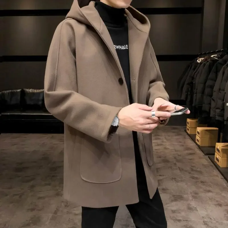 Solid Color Slim Fit Male Coats Trendy High Quality Y2k Luxury Designer New In Men's Hoodie Jackets Cheap Sale Aesthetic Deals