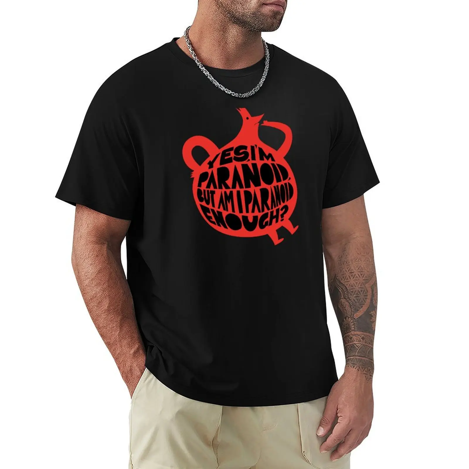 

The Paranoid King T-Shirt cute tops tshirts personalised shirts graphic tee slim fit t shirts for men