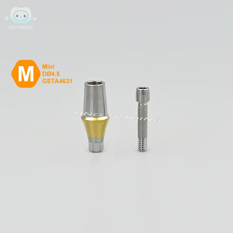 치과 임플란트용 사전 제작된 직선형 어버트먼트 M OSSTEM 시스템 호환 공장 가격 티타늄 소재