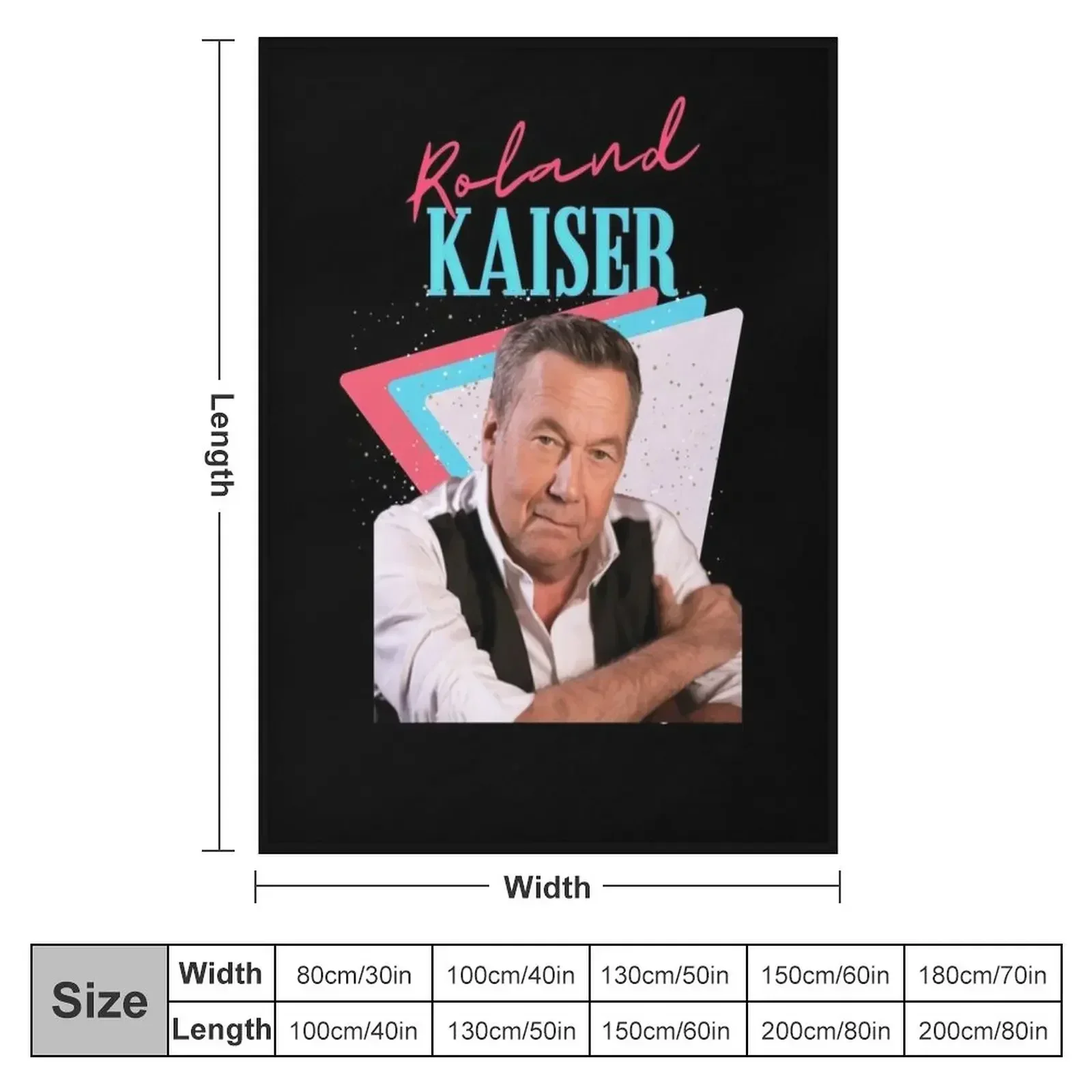 Roland kaiser - rip Roland kaiser - rest in peace Roland kaiser Throw Blanket Luxury St Picnic Winter beds Summer Blankets