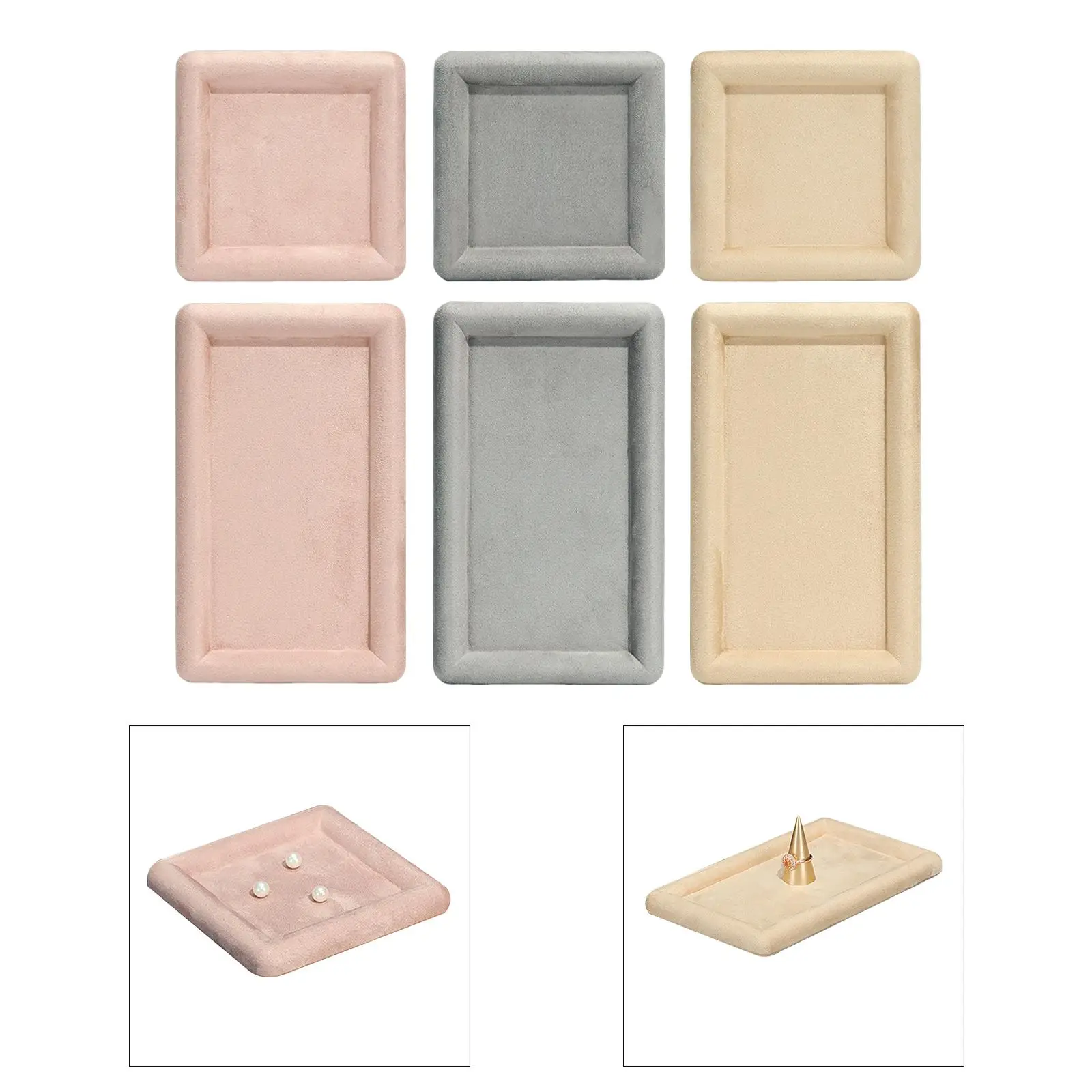 

Velvet Square Jewerlry Display Ears Exhibition Display Case Drawer Showcase Shops
