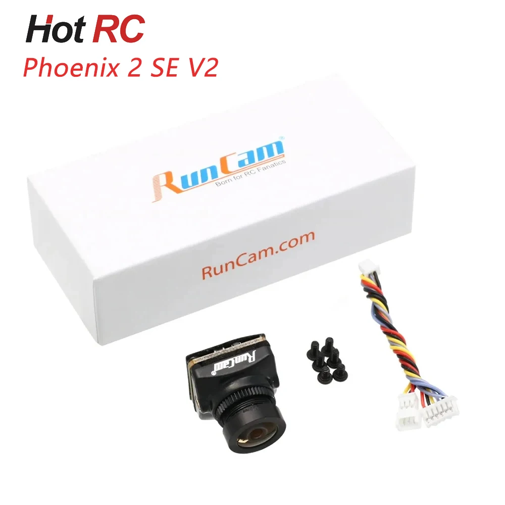 RunCam Phoenix 2 SE V2 Phoenix 2 Special Edition Camera DC 5-36V 2.1mm 8.9g 19*19*22mm Camera for RC FPV Racing Drone Quadcopter