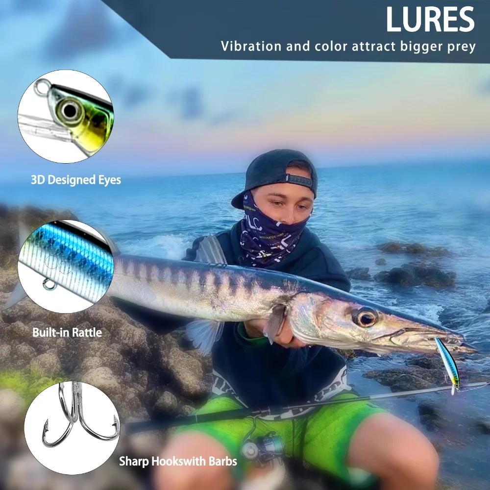 83 pçs conjunto de isca de pesca aleatória caixa cega isca minhoca sapo glitter isca macia isca de peixe com lantejoulas equipamento anzol