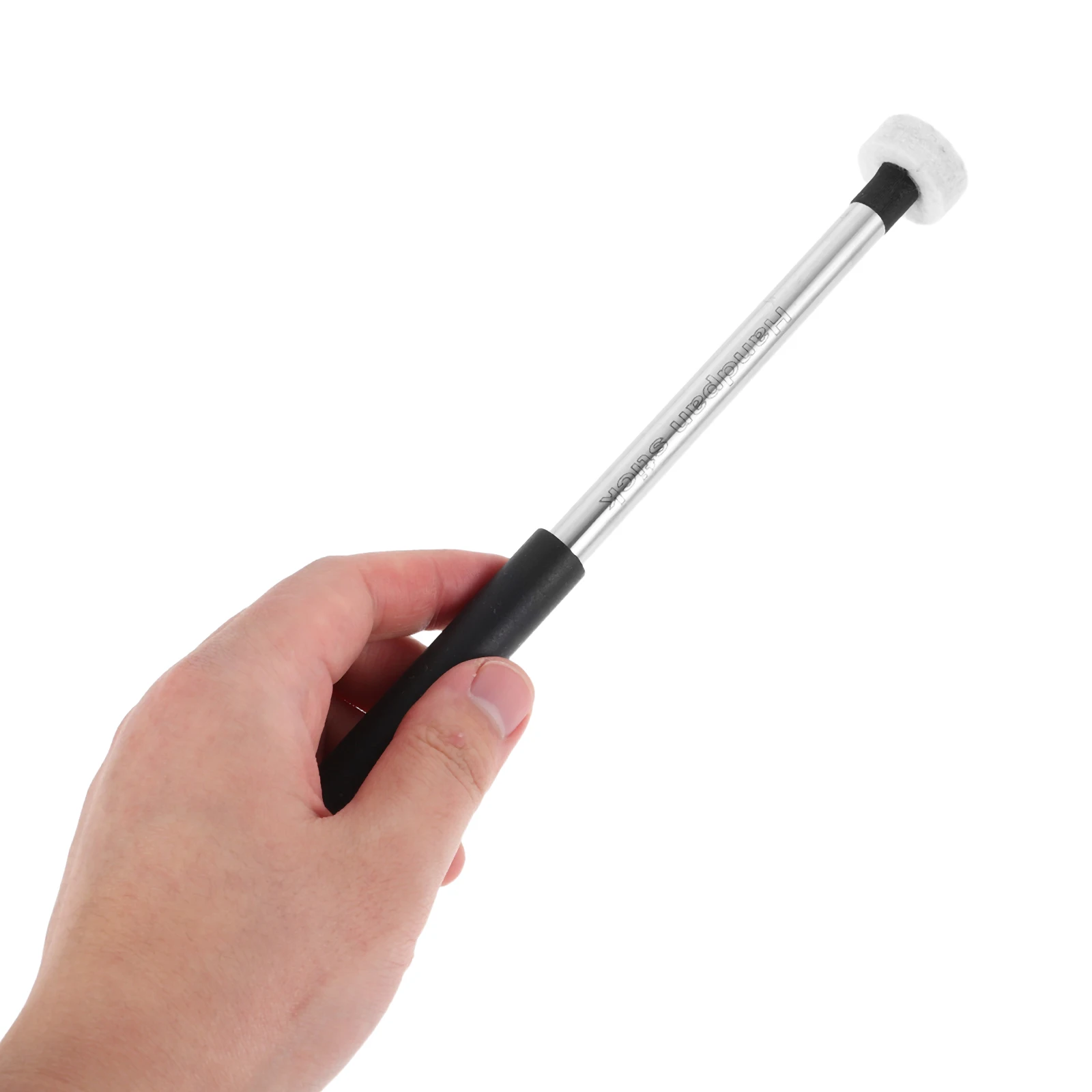 

2pcs Metal Felt Head Drumsticks Anti-Slip Handle Portable For Tongue Drum Percussion Instruments Kids Adults Quiet Drum Sticks