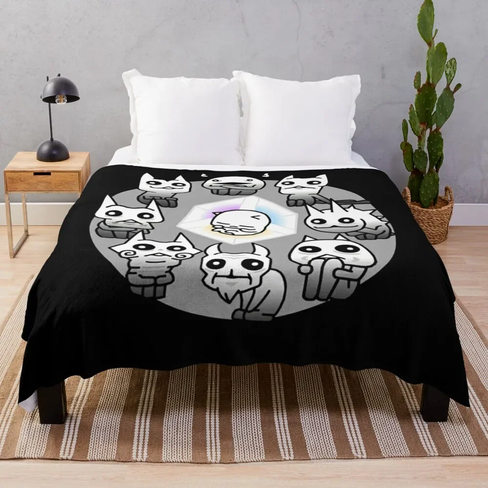 

Battle Cats Nekoluga Mural Essential Throw Blanket Decorative Sofas Winter beds Personalized Gift Picnic Blankets