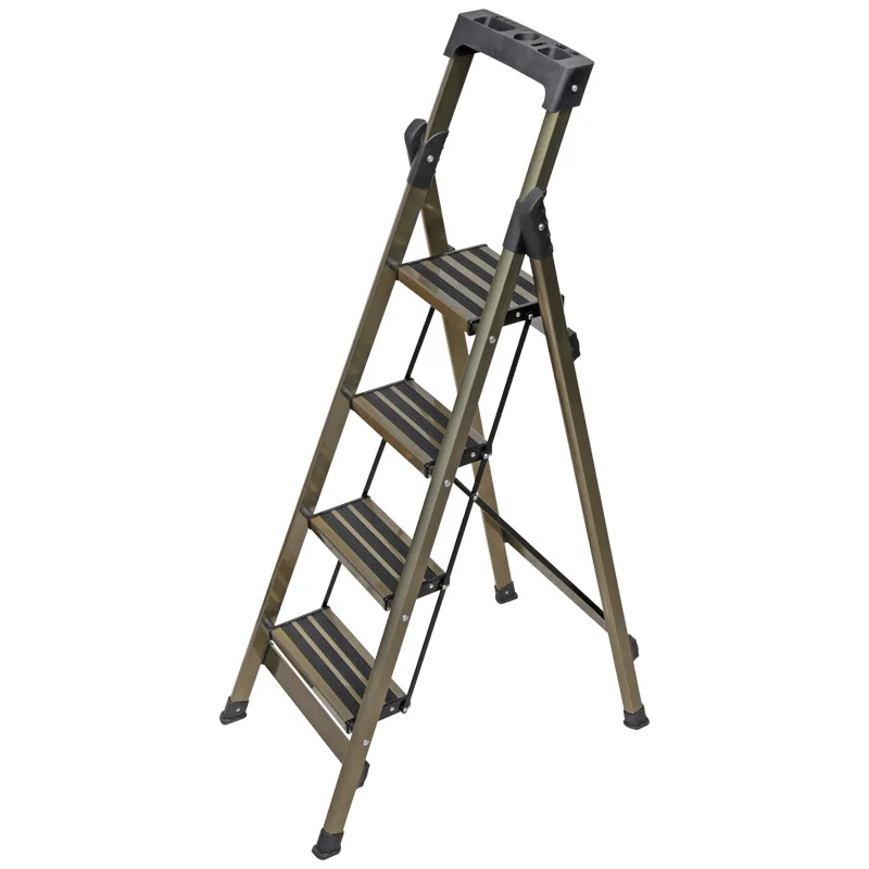 Echelle-domestique-pliante-a-chevrons-echelle-interieure-de-quatre-cinq-ou-six-marches-echelle-en-alliage-d'aluminium-epais-antiderapante