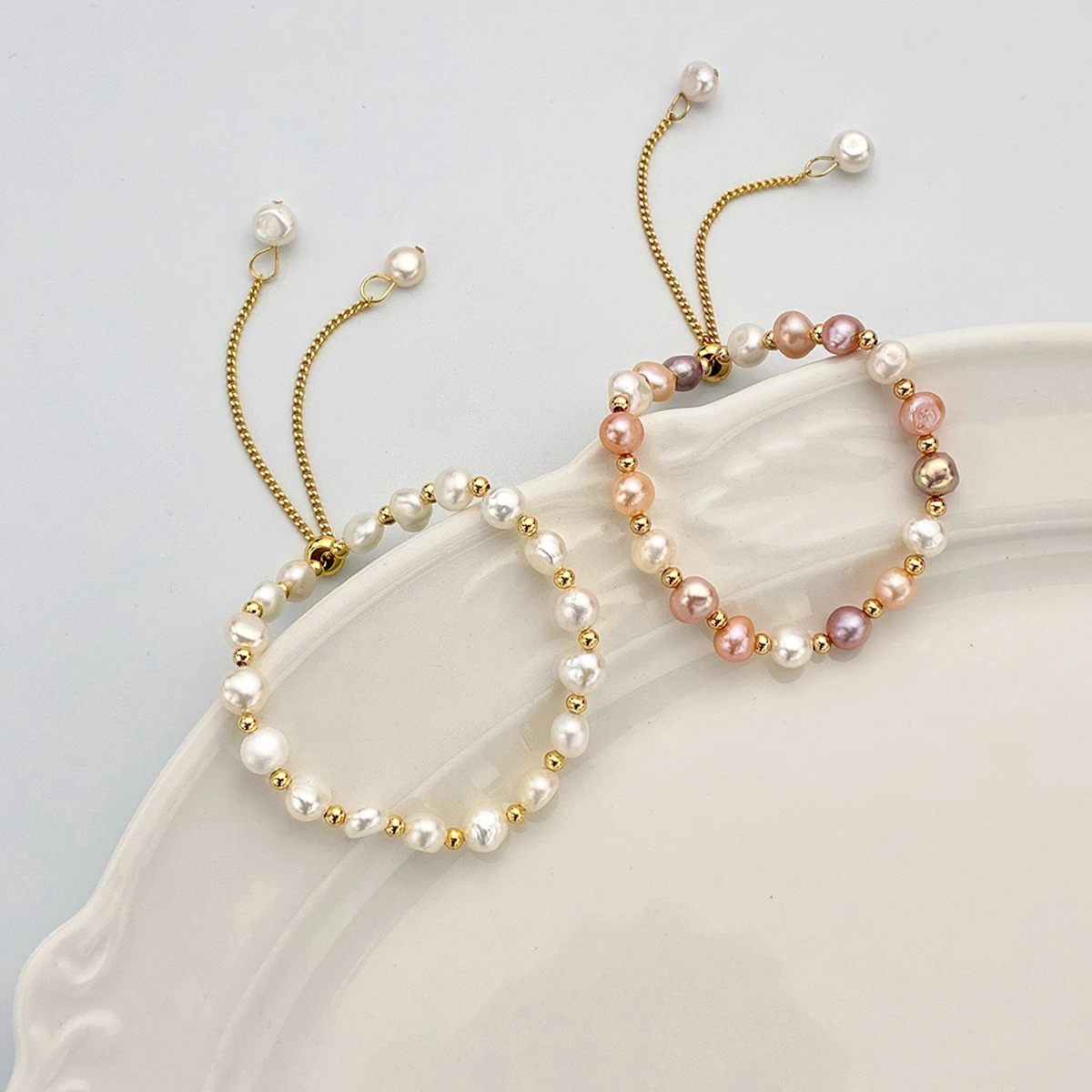 Adjustable Natural Pearl Brace - огляд і ціна Natural Freshwater Pearl Strand Loose Beads
