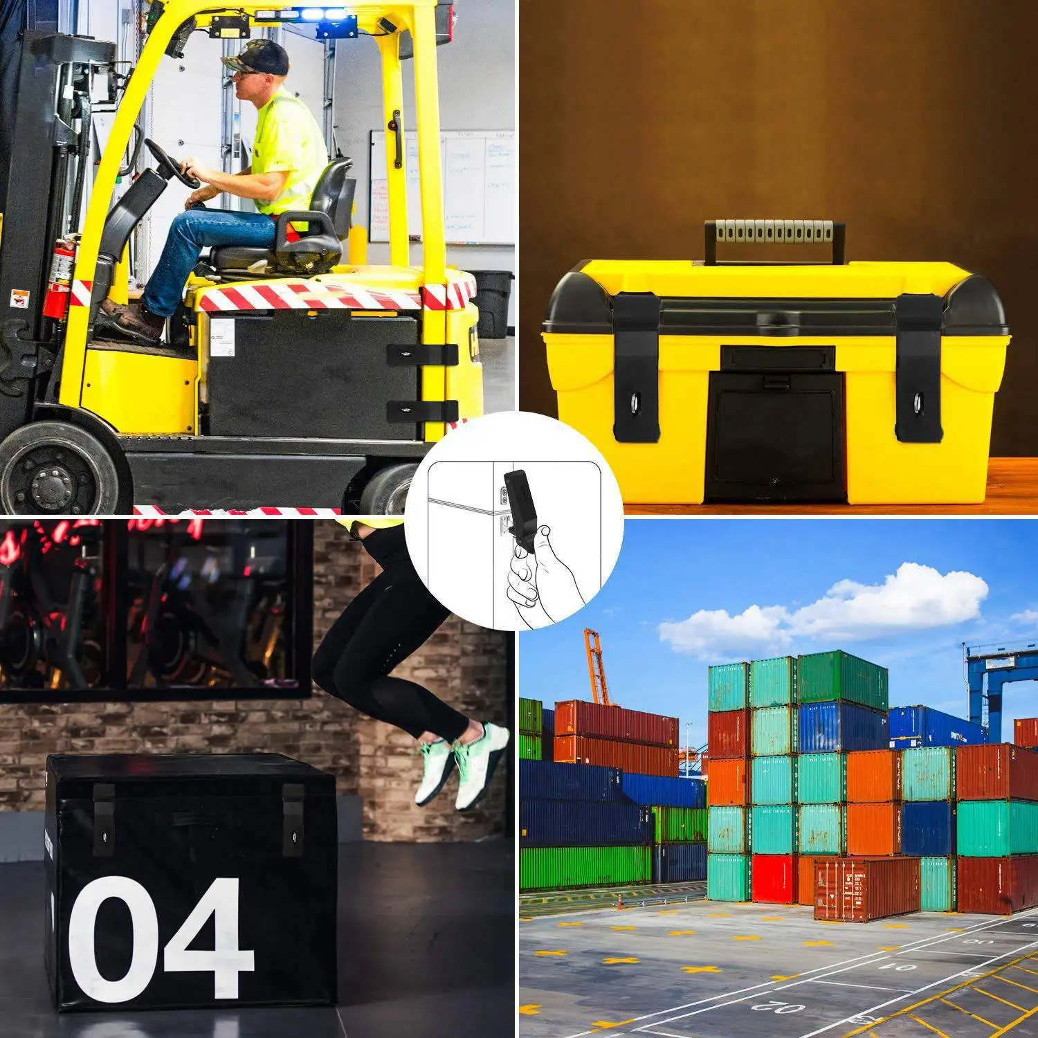 

4X гибкая защелка из мягкой черной резины для холодильника, лодочного отделения, грузового ящика для Polaris Sportsman 7081927