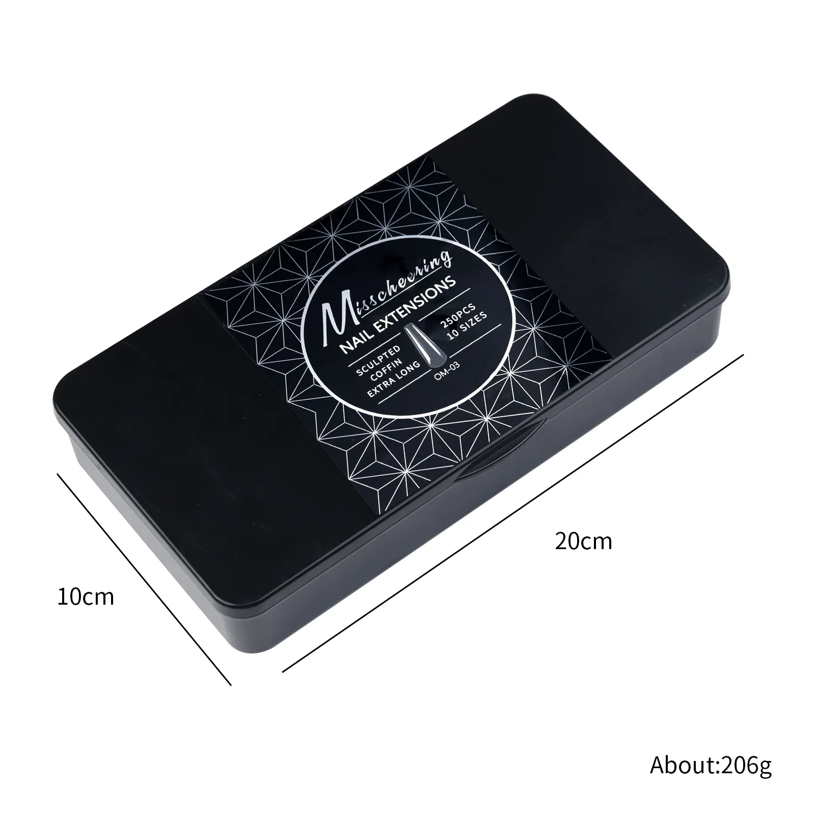 Unghie finte trasparenti per nail art Bara scimmia con scatola Punte professionali invisibili per unghie Strumenti Beau per la cura delle unghie fai-da-te