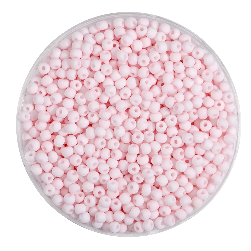 10g/Lot 2/3mm Macaron Color Frosted Glass Seed Bead Round Loose Spacer Bead for DIY Bracelet Necklace Jewelry Making Accessories
