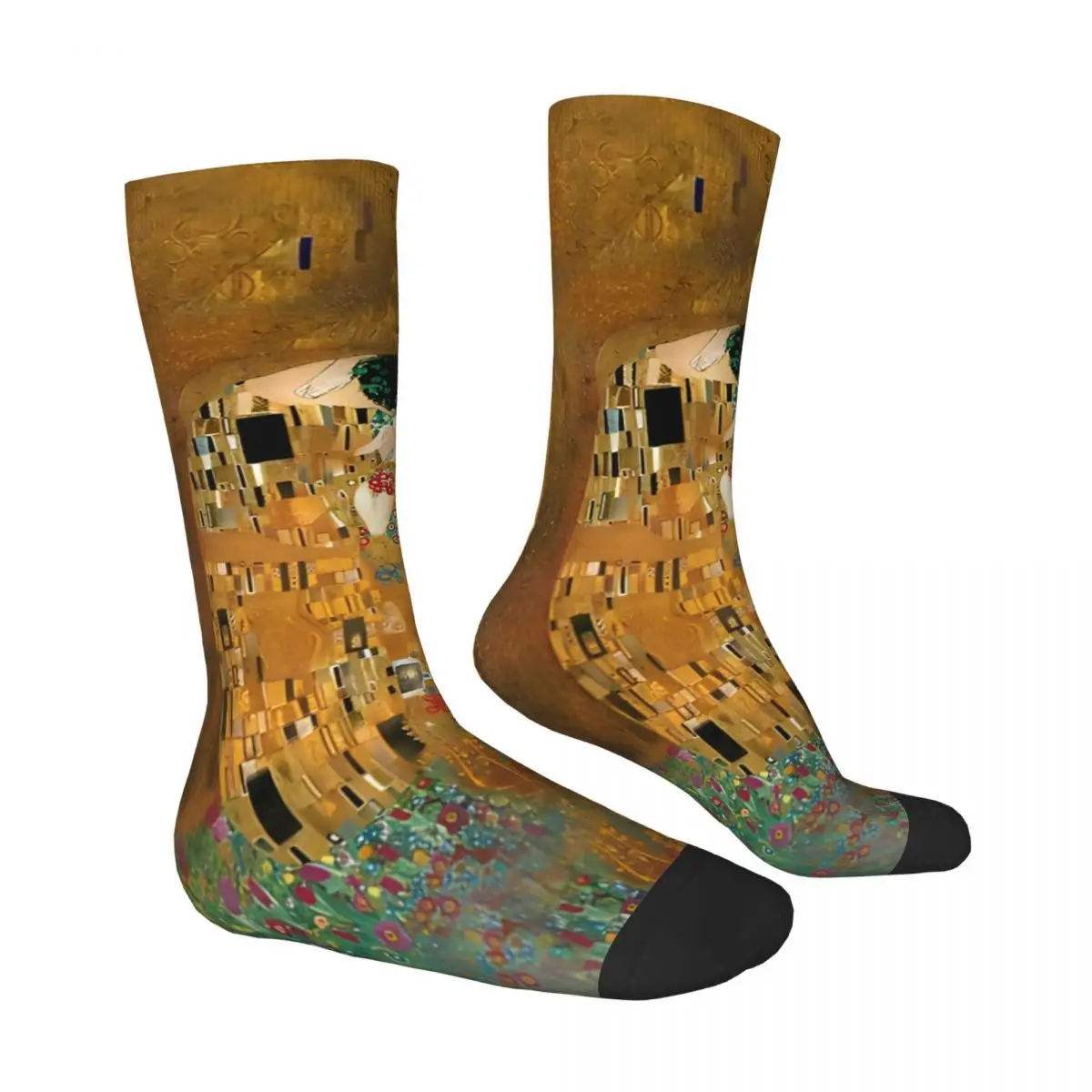 Klimt Woman In Gold The Kiss Unisex Winter Socks Hiking Happy Socks street style Crazy Sock