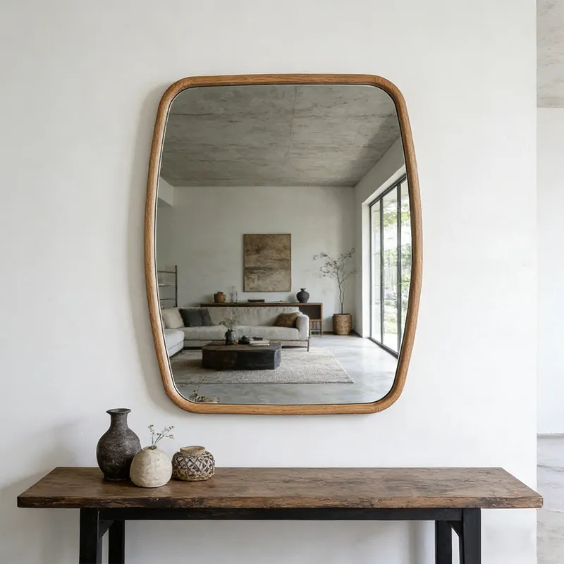 Makeup Aesthetic Mirror Modern Decoration Girls Luxury Dressing Table Mirror Nordic Vanity Spiegel Wand Living Room Decorations