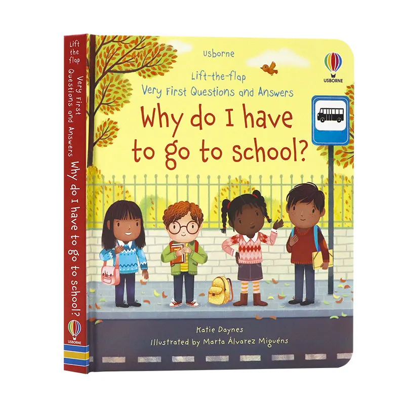 Question and Answer Series - Why do I have to go to school? English Picture Book for Toddlers, Early Educational Storybook