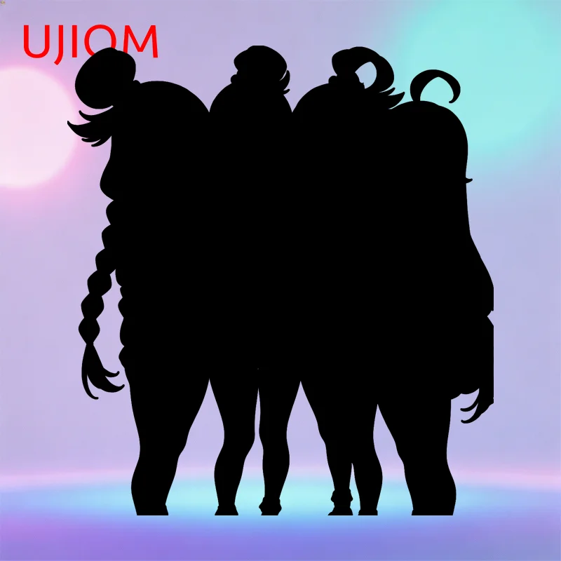 UJIOM Roxy Migurdia Personality Wall Sticker Creative Scratch-Proof Vinyl Decal Living Room Bedroom Room Decoration Prop