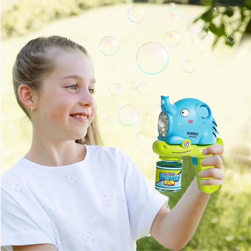 

Automatic Bubble Maker Elephant Cartoon Battery Operated Bubble Maker Handheld Electric Cute Outdoor Toys For Wedding Birthday
