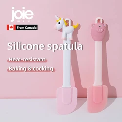 joie Silicone Spatula Bakeware Cooking Baking Cute Creative Unicorn Heat-resistant Stirring Spreading sauce Frying Kitchen