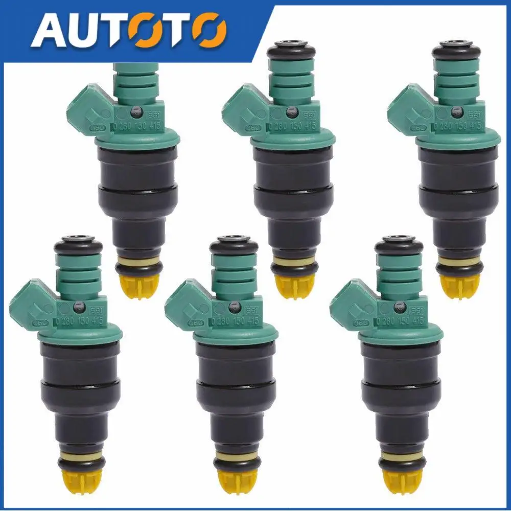 

6PCS Fuel Injectors 0280150415 FJ292 For BMW 323i 325i 525i M3 Automotive Engine Components Fuel Supply System Accessories