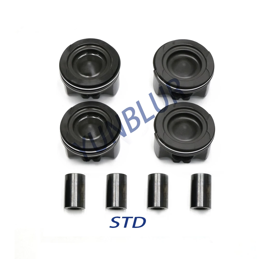 STD Engine Piston & Ring Kit Fit 2.0 L Diesel OM654 For 16-23 MERCEDES-BENZ A B C E Class CLA CLS GLA GLC GLE Series MARCO POLO