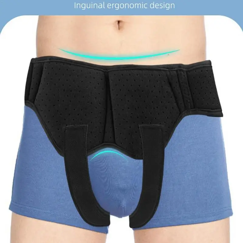 Inguinal Support For Men Inguinal Support Truss Belt Adjustable Groin Straps Abdominal Support Binder Double Waist Strap Guard