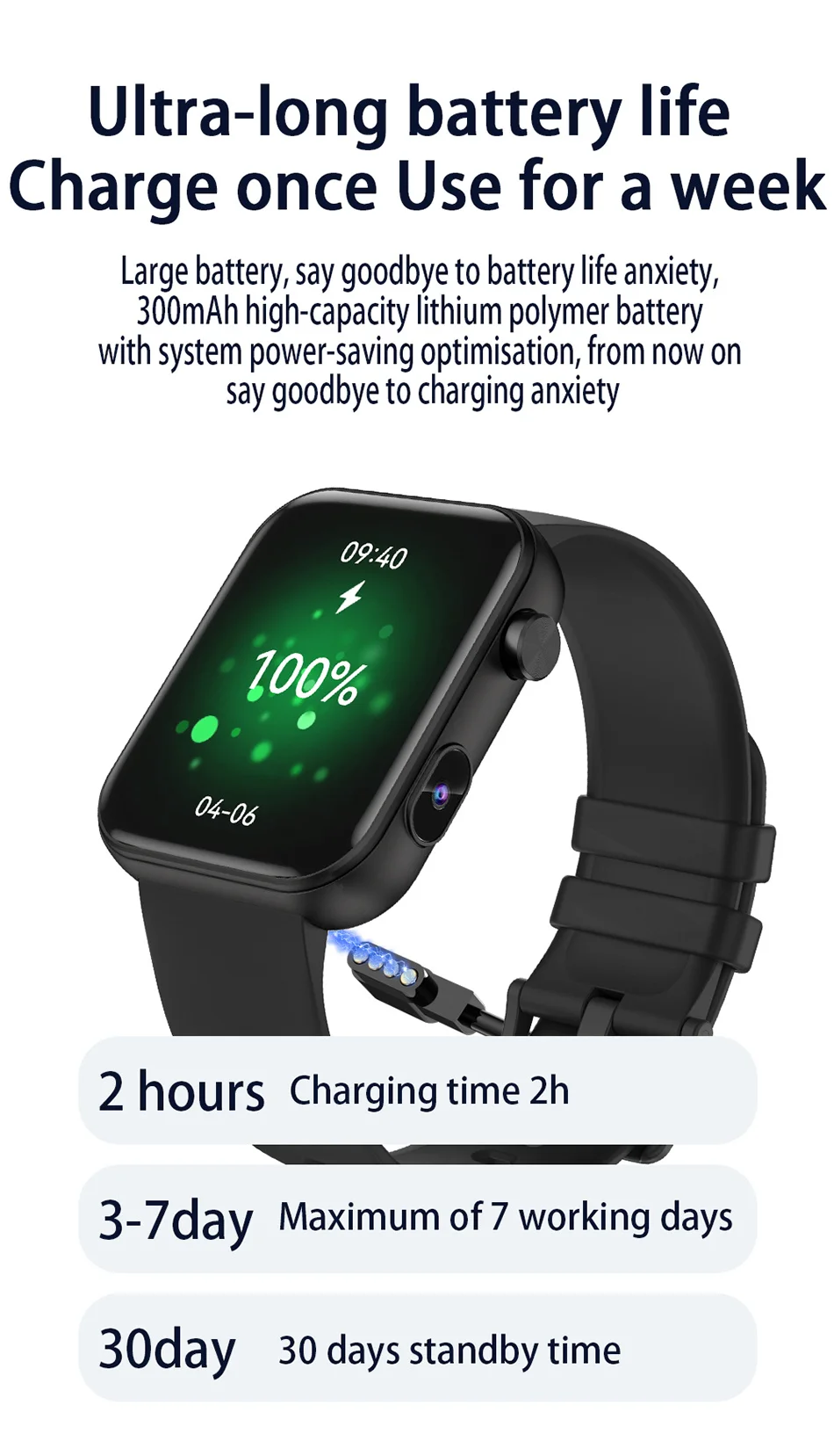 2025 nuevo reloj inteligente hombres mujeres cámara tomar fotos grabar vídeo Monitor de salud deportes Fitness impermeab