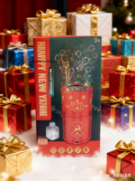 2026 New Christmas-themed Firework Bubble Machine Automatic Bubble Gun for Children and Adults Romantic Creative Christmas Gift